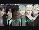 【MMD刀剣乱舞】エンヴィキャットウォーク【燭/大/一/髭/膝/長】
