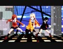 【MMD艦これ】白露、時雨、夕立が秋服でWAVEを踊ってもらった　修正
