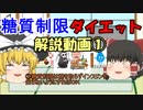 糖質制限ダイエット解説①【ゆっくり霊夢＆魔理沙解説】