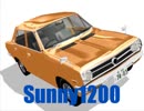 【MMD】1970 NISSAN SUNNY 【MMDモデル配布あり】