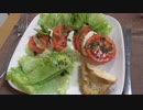 【JOJO飯】モッツアレラチーズとトマトのサラダ