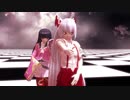 【東方ＭＭＤ】妹紅＆輝夜　de　ARROW(改変モデル1080P)