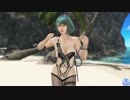 DoAX Venus Vacation :: Tamaki Pose Toothpasting (F) in Night Cage SSR (with malfunction and lotions)