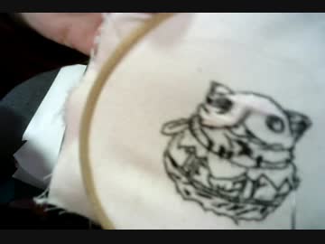 【メイドインアビス】ゼロハリ刺繍風景【壺ミーティ刺繍してみた♬※糸一本分です