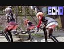 【MMD艦これ】ザラとポーラとプリンツ・オイゲンでECHO　ニーソガーターローアングルVer.　歌詞つき