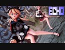 【MMD艦これ】ザラとポーラとプリンツ・オイゲンでECHO　生足Ver.　歌詞つき