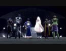 【MMD刀剣乱舞】　『エンヴィキャットウォーク』【日・杵・三・燭・鶴・長】