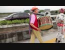 宇治橋でチンドン屋 　2016/08/06（修正版）