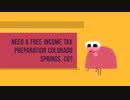 Free Income Tax Preparation in Colorado Springs, CO