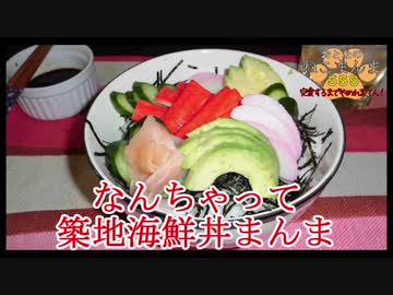 【おとなのねこまんま555】Part267_なんちゃって築地海鮮丼まんま