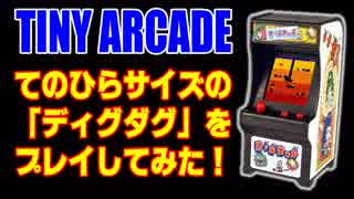 【手のひらサイズのディグダグ】TINY ARCADEで遊んでみた