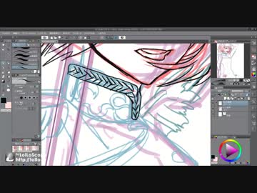 【自分用に】日本を描いてみた：線画