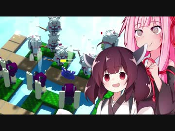 東北きりたんがカニ野郎を駆逐するゲーム  #02【きりたんvsカニたん】