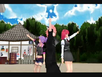 【東方MMD】橙と図書館組でBREEZE【香霖堂】