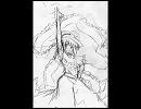 友人に東方緋想天の新キャラ二人を描いてもらった