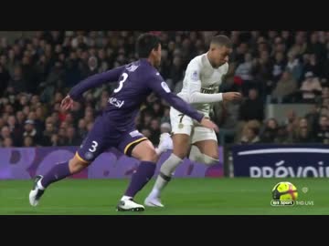 昌子先発 《18-19リーグアン：第30節》 トゥールーズ vs パリ・サンジェルマン