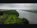 【4Kドローン空撮】堤防で時速65kmでDJI Mavic Proを飛ばしてみた！