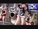 【MMD艦これ】ザラとポーラとプリンツ・オイゲンでECHO　生足ローアングルVer.　歌詞つき