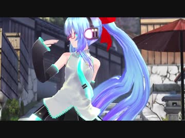 【MMD】LUVORATORRRRRY!(Tda式照れミク・デフォ服改変ポニーテール)