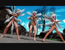 【Ray-mmd】眼鏡狼（ろう）ーちゃんとポーラとプリンツでWAVE