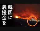 「韓国に義援金を！」韓国の山火事がサッカー場735面分焼き、住宅地も延焼し文在寅大統領が国家災難事態宣言出す事態に日本で…
