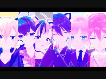 【にじさんじMMD】エンヴィキャットウォーク【トリガー・OD組】