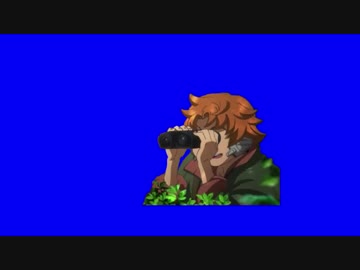双眼鏡を覗くライドォ.bb
