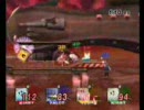 スマブラＸ　ラムネカービィ（メタ、蛇）のおきらく対戦５７