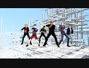 エンヴィキャットウォークを男性ヒーローに踊ってもらった