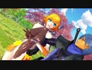 【MMD対魔忍】小太郎と若さくらでおちゃめ機能【1080p】