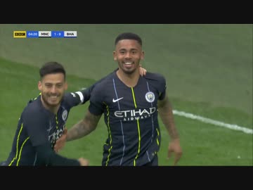 《18-19FAカップ》 [準決勝] マンチェスター・シティ vs ブライトン