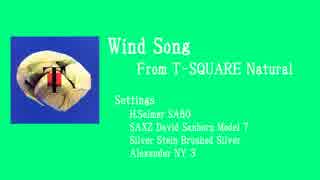 Wind Song(T-SQUARE)を吹いてみた
