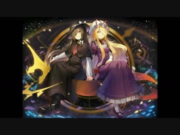 【東方ニコ楽祭・花見】 夜の野原 【少女秘封倶楽部】