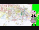 お花見イラストを描いてみた【結月ゆかりの世界とキャラの説明付き】