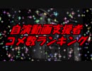 自演動画支援者コメ数ランキング【12周年】