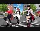 【MMD艦これ】白露型姉妹 levels shuffle 『キュン』