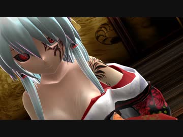 【東方MMD霊夢　魔理沙に、マジギレ(極楽浄土)