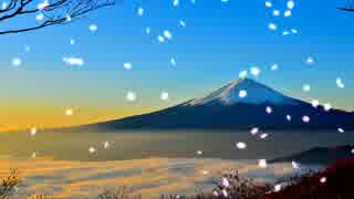 ニコニ・コモンズ 素材紹介動画　桜の花吹雪