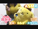 【ASMR】色々な耳かき♡ 梵天＆コルク＆ざらざらスライム【イヤホン推奨】