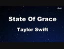 State Of Grace -Taylor Swift  Karaoke【With Guide Melody】