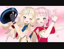 【ヒメヒナMMD】四股を踏みながらコマネチをしようとする田中と、てっぽうを打つ鈴木