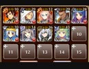 暗黒騎士団の崩壊 神級【千年戦争アイギス ケラ王子+未覚醒イベユニ】