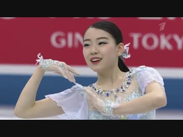 紀平梨花 Rika KIHIRA SP World Team Trophy 2019