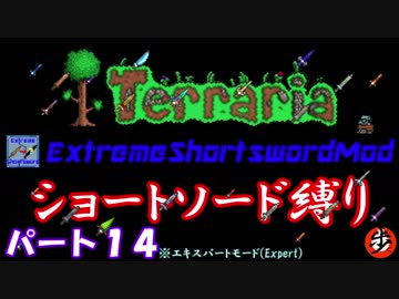 [Terraria+MOD]　ショートソード縛りEX パート１４　[ゆっくり実況]