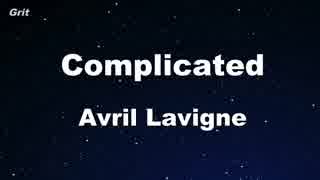 Complicated - Avril Lavigne Karaoke 【With Guide Melody】