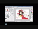 東方の霊夢を描いてみた　その２。