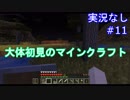 大体初見のマインクラフト #11　【実況なし】