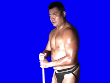 竹刀を持つ剛竜馬BB
