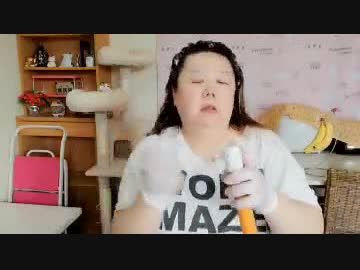 【乞食豚】朝餌、白髪染め、ピアス穴【危険映像】