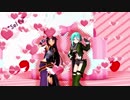 【MMD】可愛さあふれるシノンとユウキの『ロキ』
